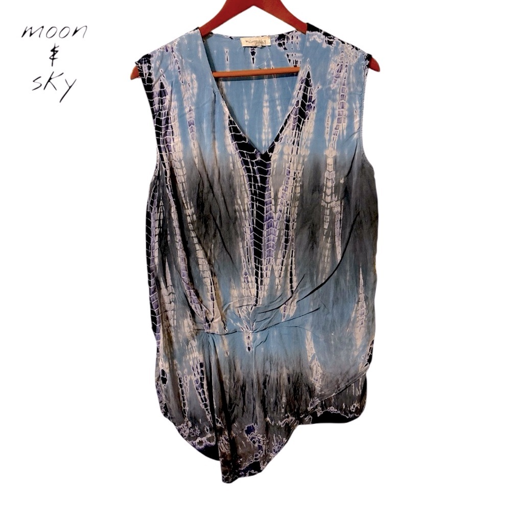 Moon & Sky Tie Dye Top